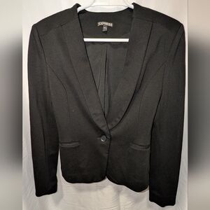 EXPRESS Women's Black Blazer 4 EUC
